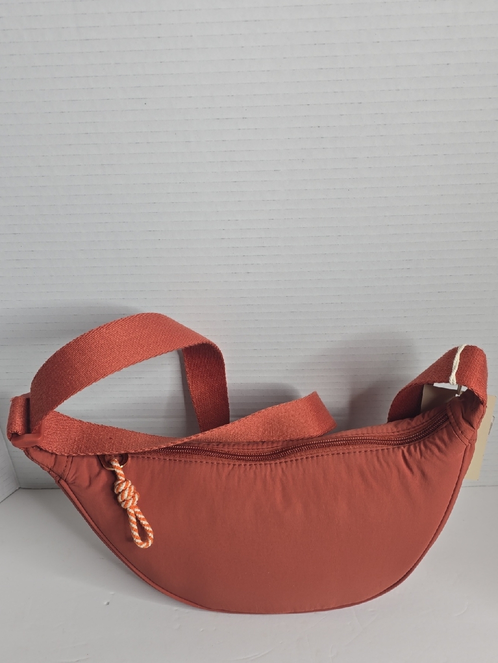 Women's Crescent Sling Crossbody Bag Dark Orange Universal Thread Nwt